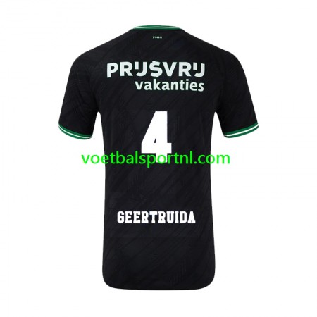 Feyenoord Rotterdam Lutsharel Geertruida 4 Uit Shirt 2024-25
